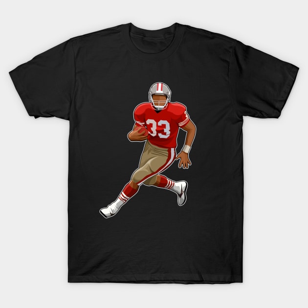 Roger Craig #33 Running Back T-Shirt by GuardWall17